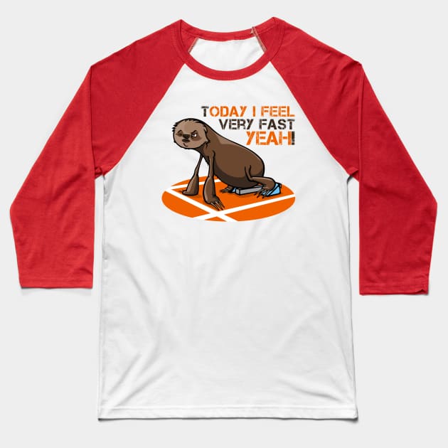 I'm Very Fast! Baseball T-Shirt by JORDYGRAPH